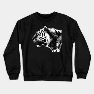 Tiger Cat Lion Zoo Wild Crewneck Sweatshirt